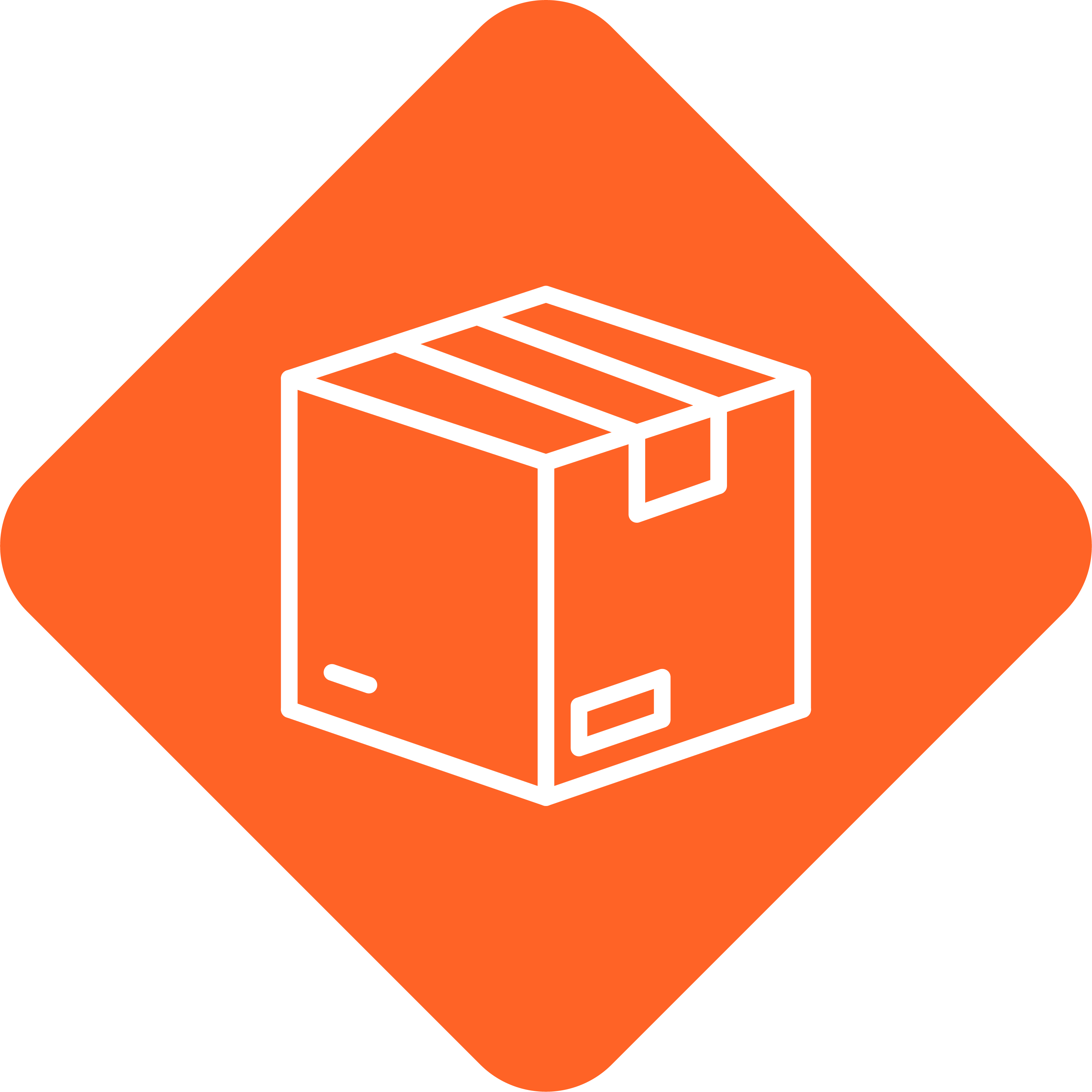 Orange Box Sticker